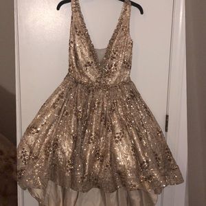High to low prom dress